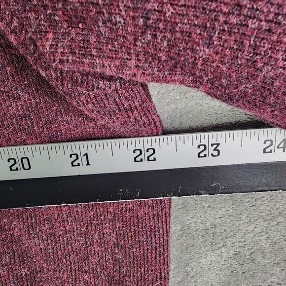 Mens Burgundy Tasso Elba Sweater 1/4 Zip 100% Cotton Long Sleeve Size XL - Picture 8 of 10